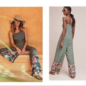 ANTHROPOLOGIE FARM RIO Honolulu Jumpsuit Small